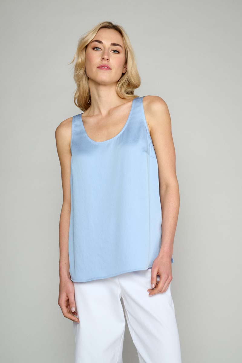 Blauwe tops online