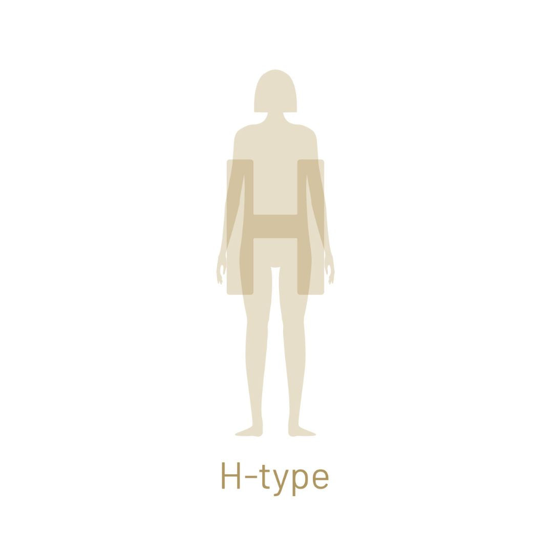 Rechthoek figuur - Letter H