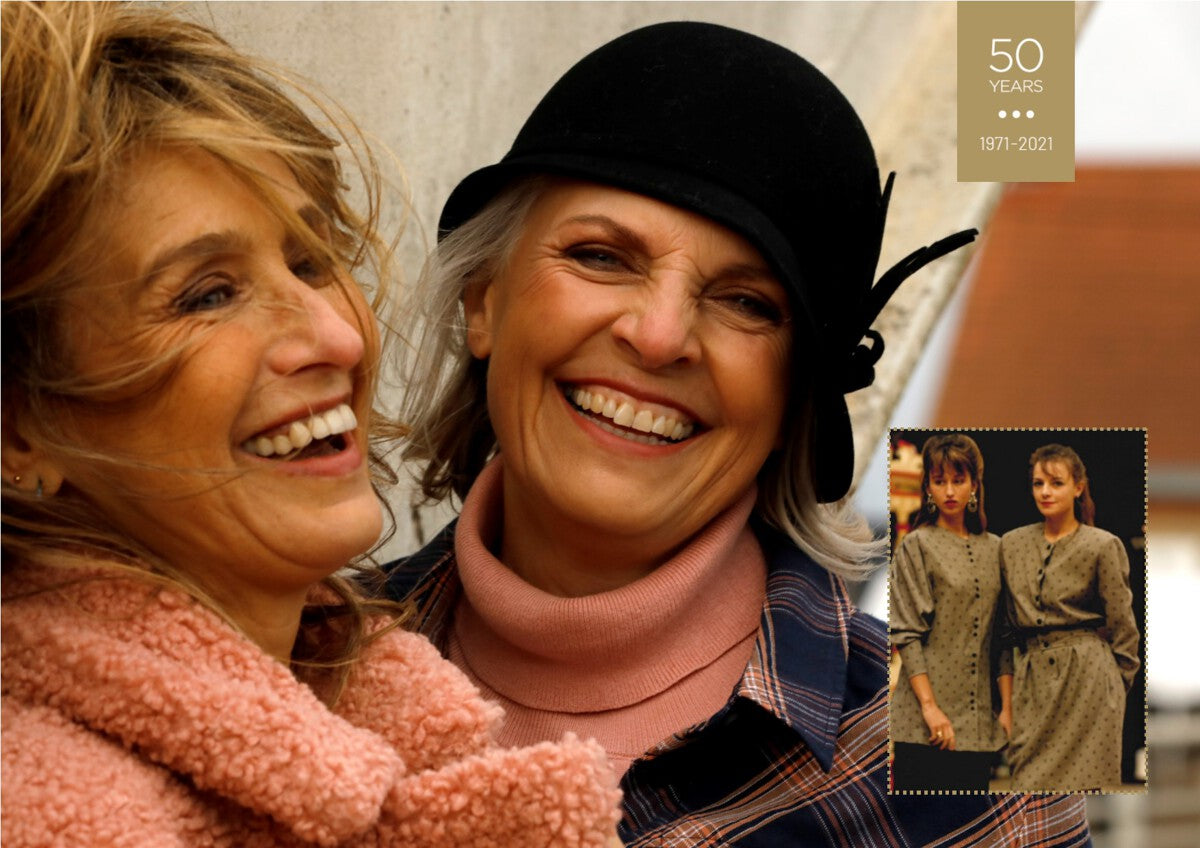 Modellen Ann en Kathy: a trip down memory lane