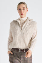 Crème kanten sous-pull