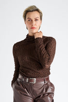 Bruine kanten sous-pull