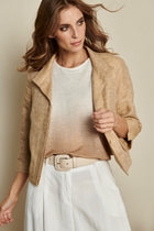 Jacket in sand colour