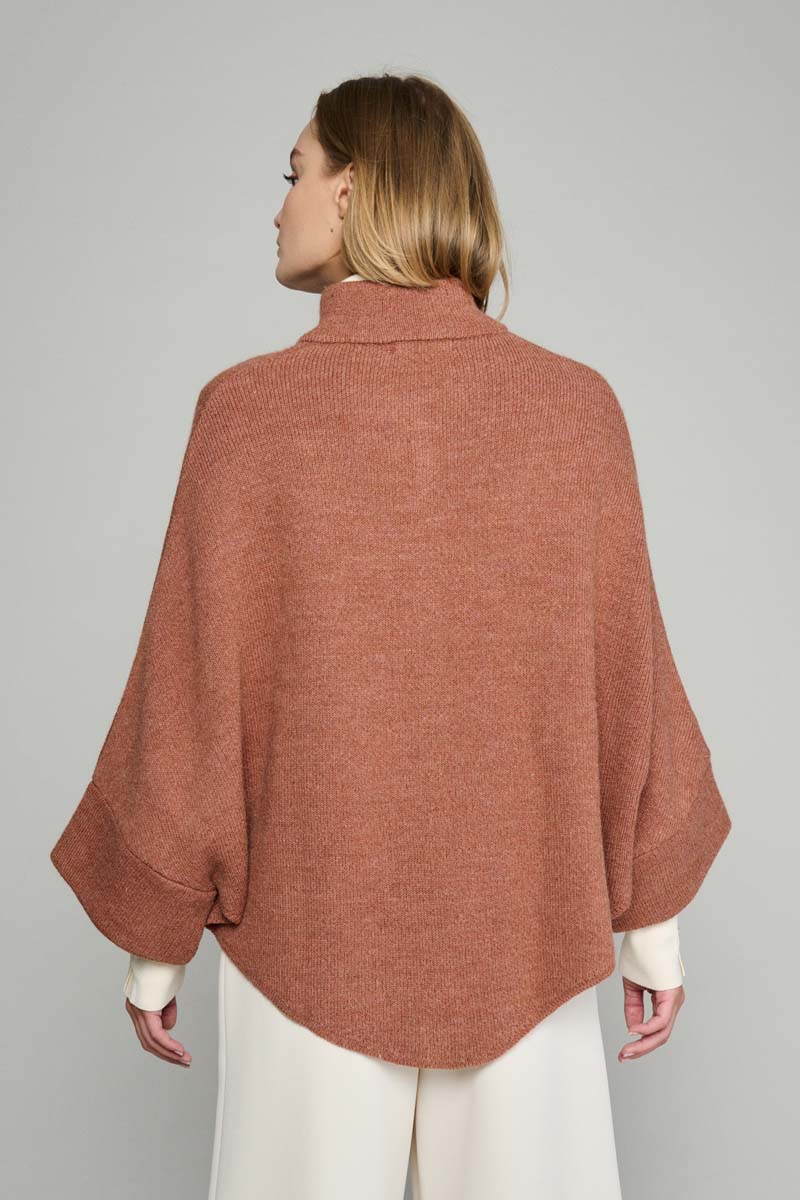 Light brown cape with buttons 