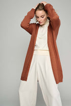 Brown cardigan