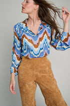 Multicolor tunic blouse