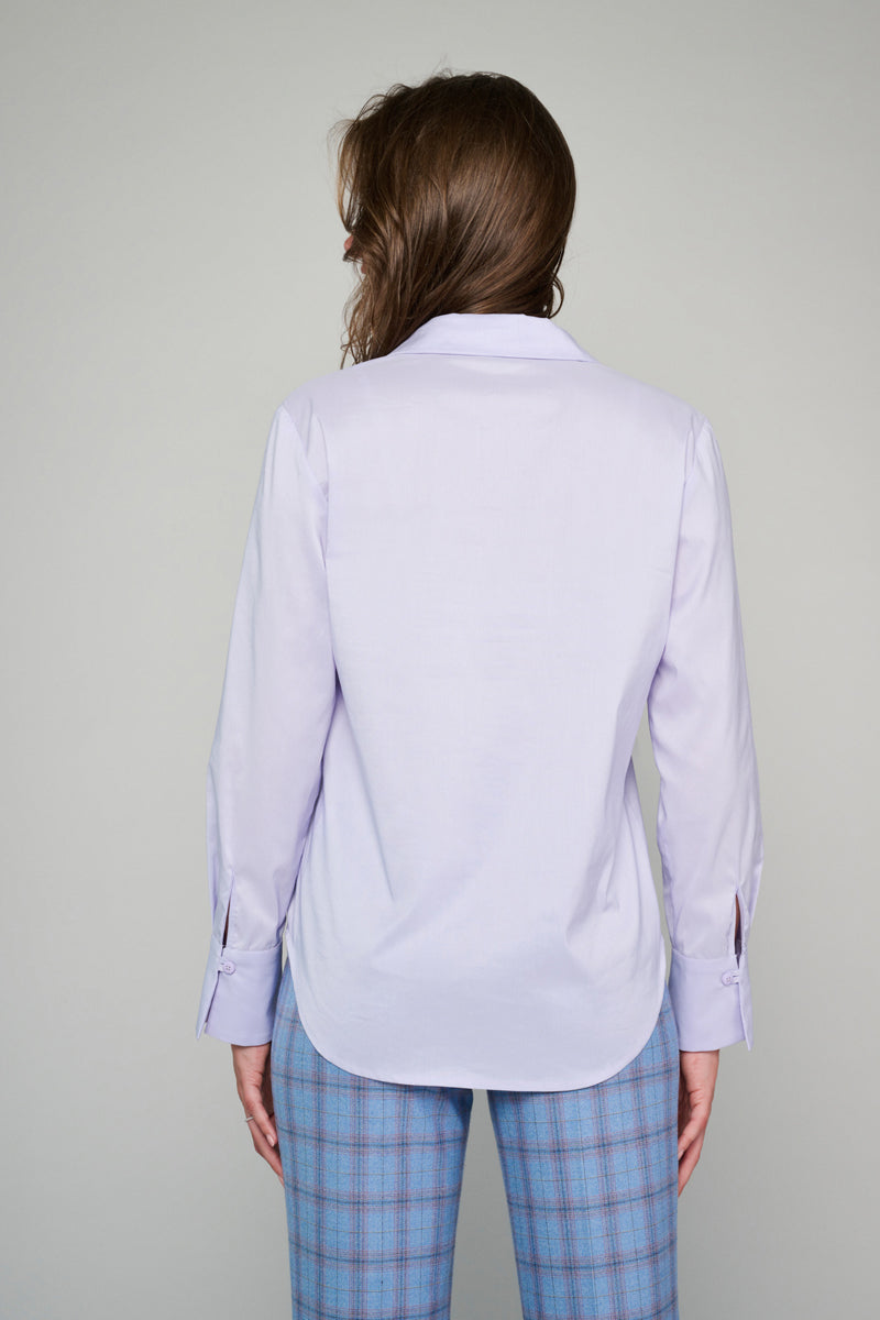 Ligt purple tunic blouse
