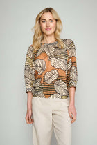 Cotton blouse with print 