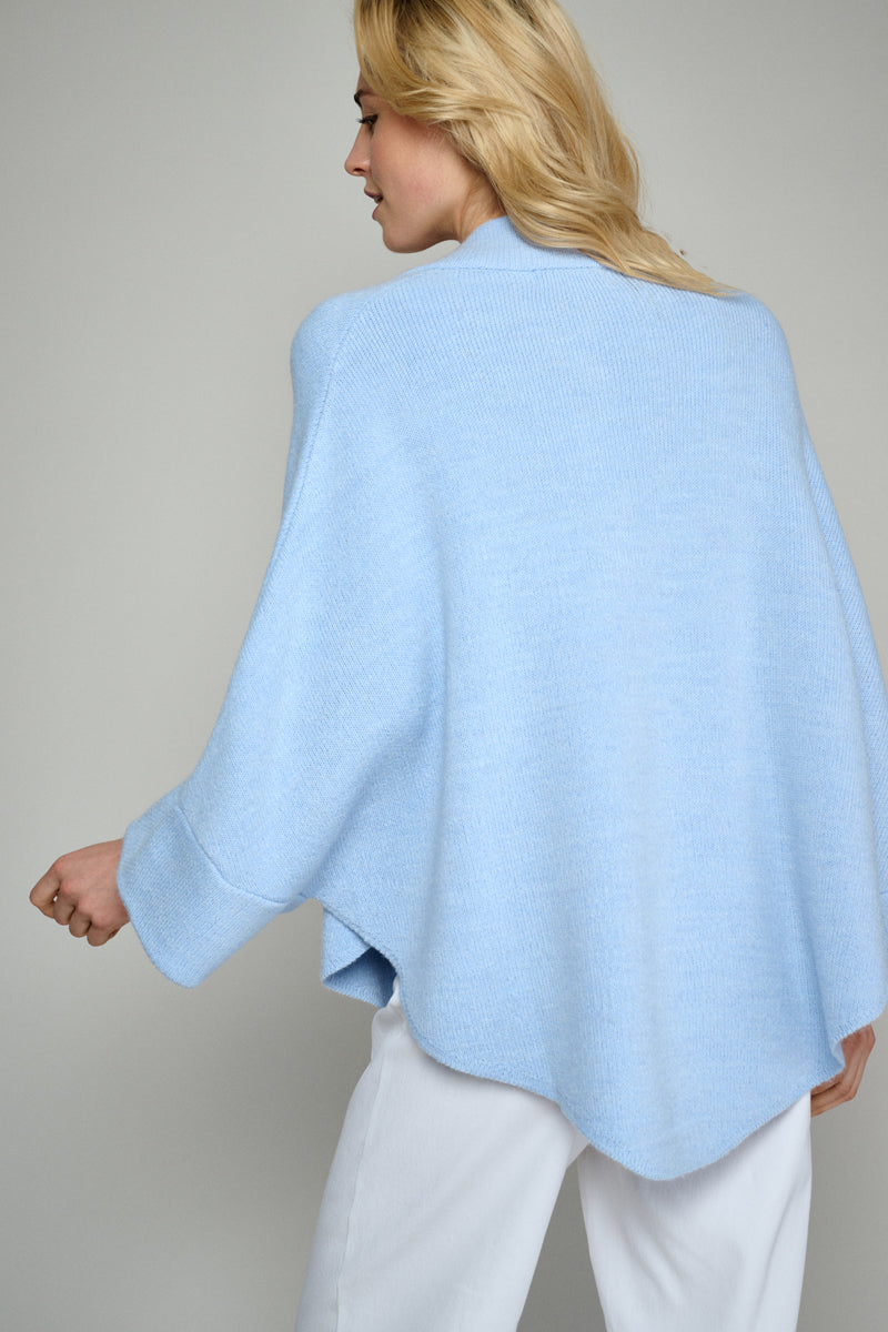 Light blue cape with buttons