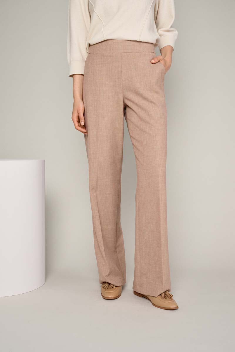 Wide camel pants