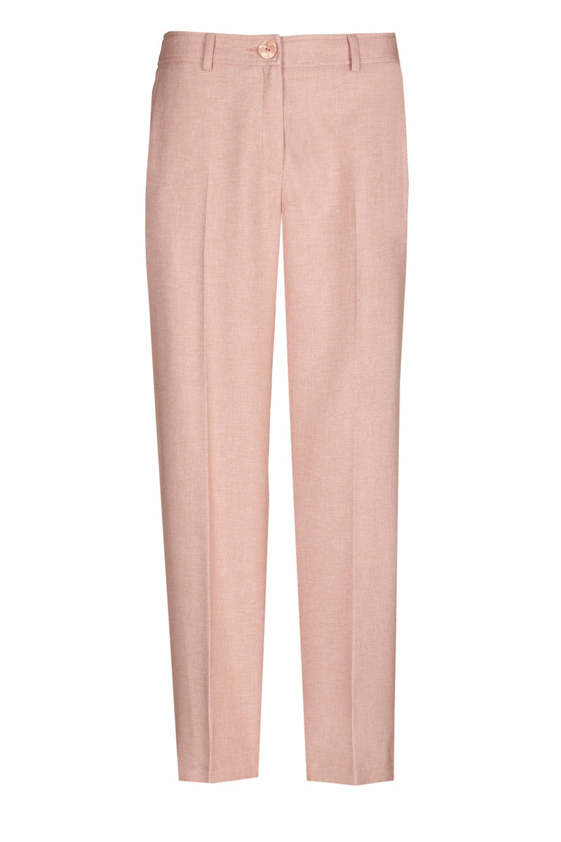 Pantalon 7/8 confortable en rose tendre