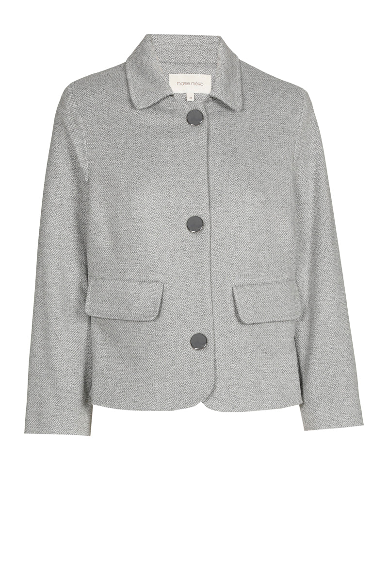 Short gray supple jacket