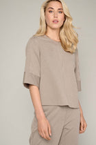 Stylish tunic with round neckline