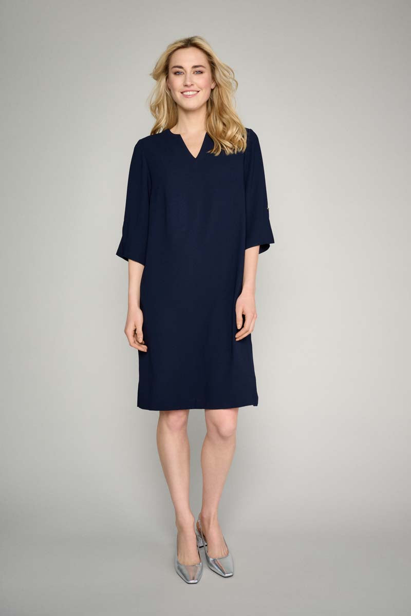 Loose dark blue dress