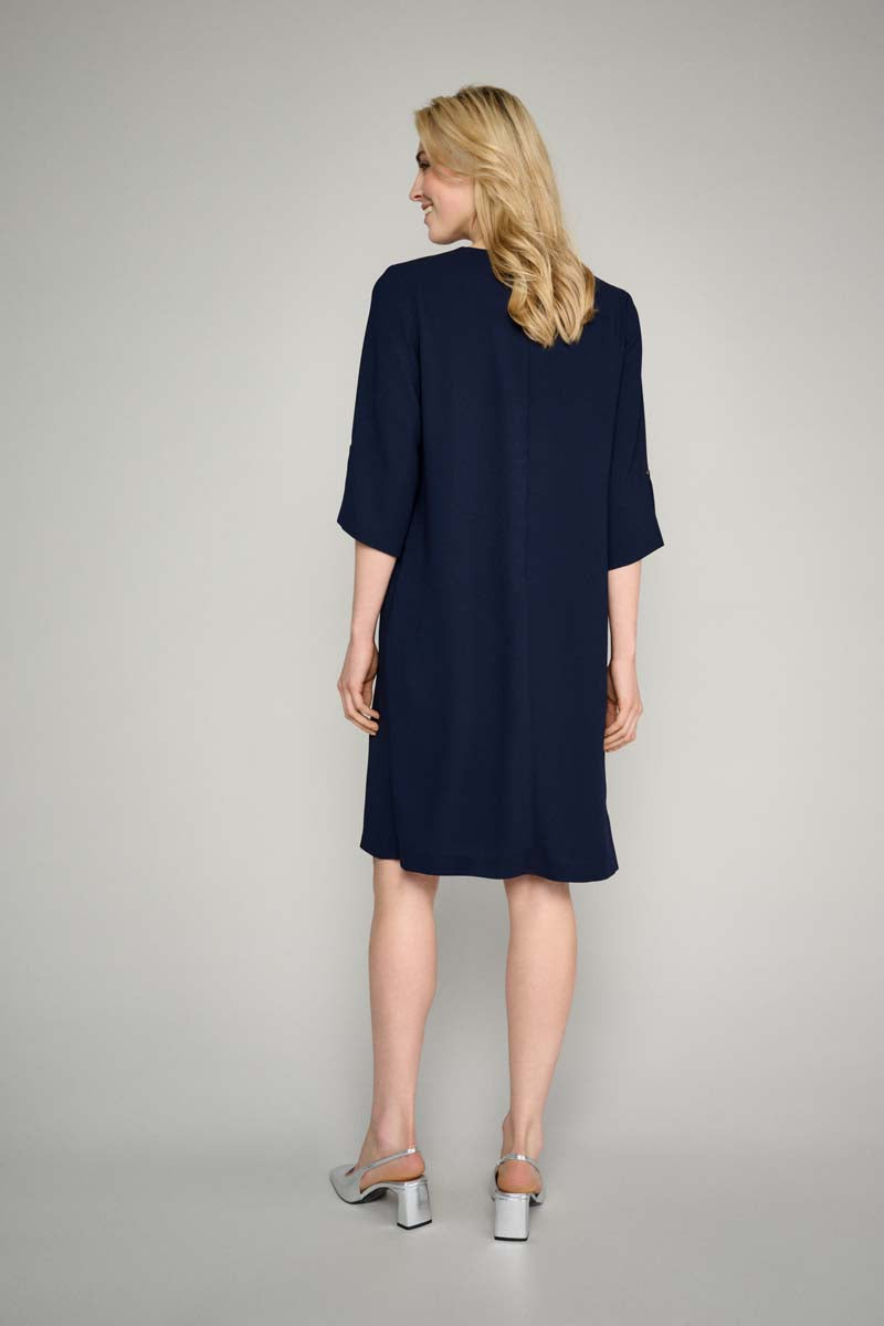 Loose dark blue dress