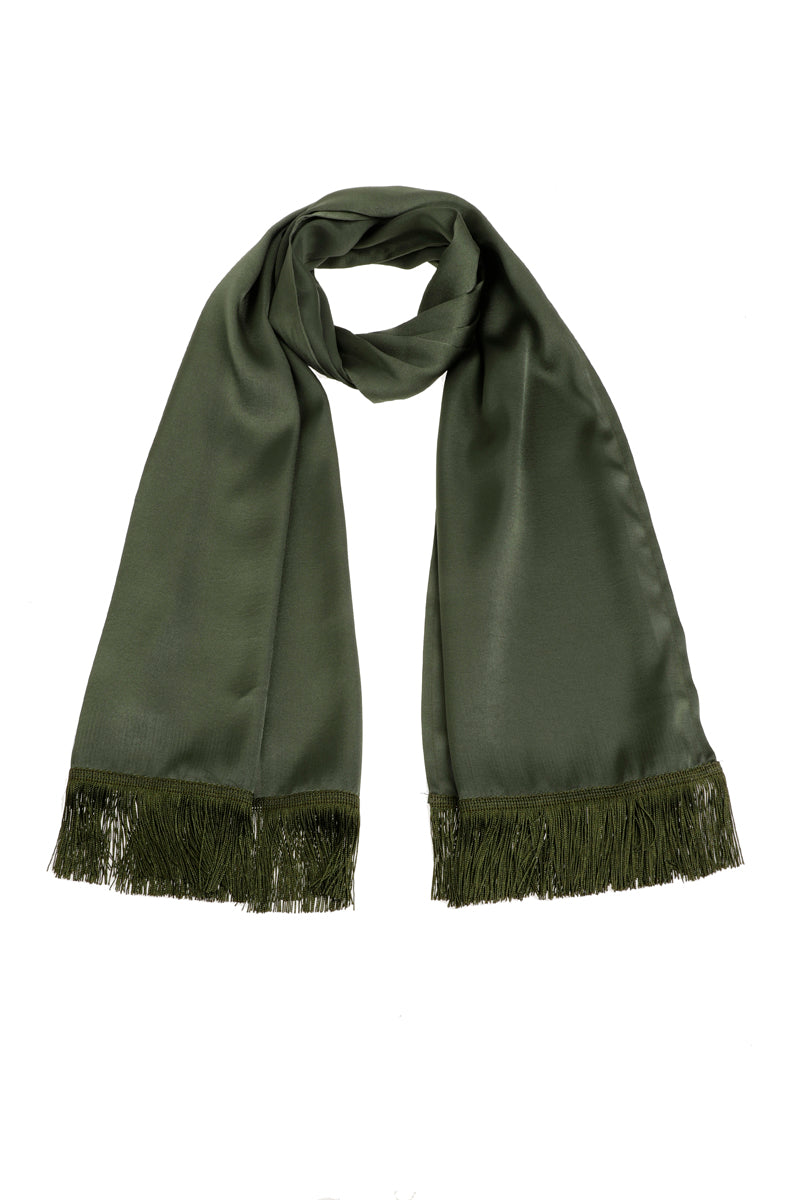 Trendy green scarf