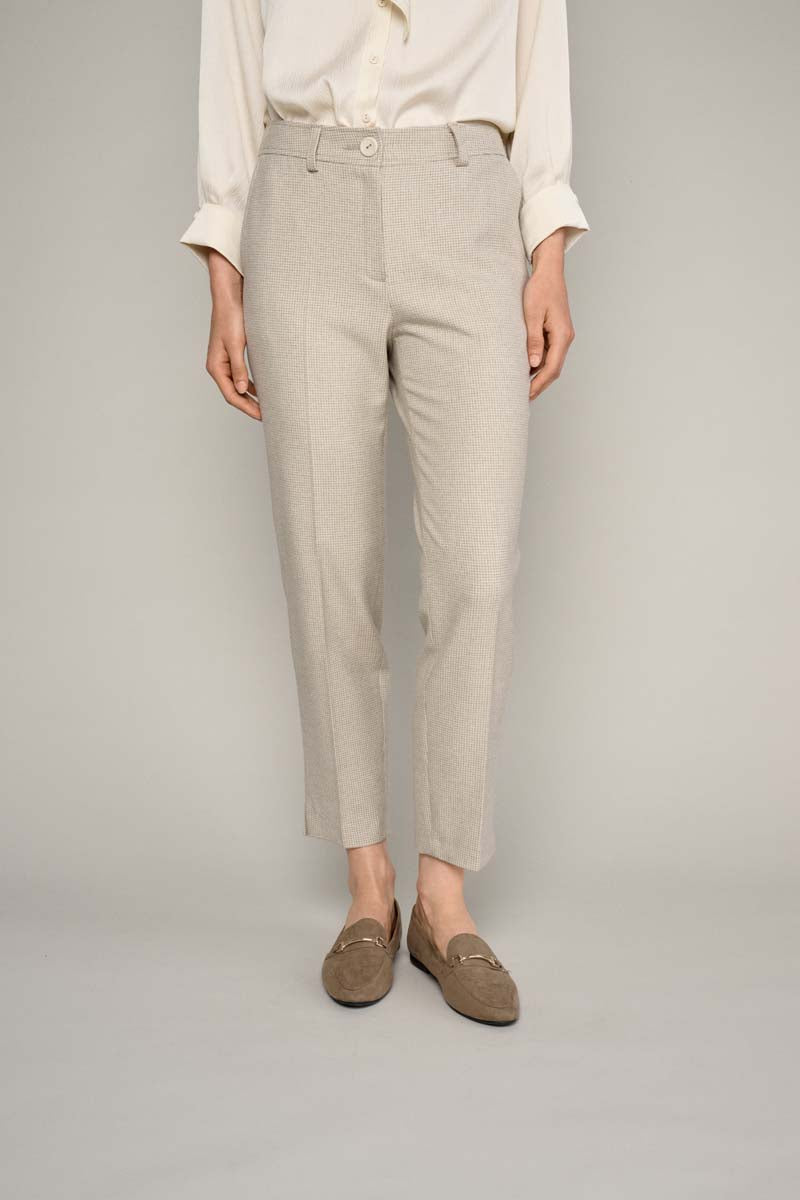 7/8 pants in beige