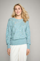 Mint green trendy sweater