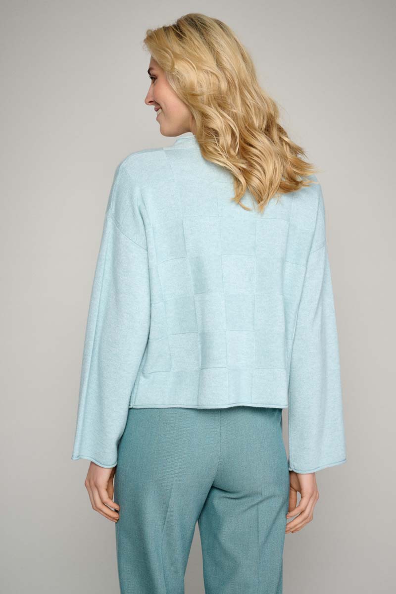 Mint green knitted pull