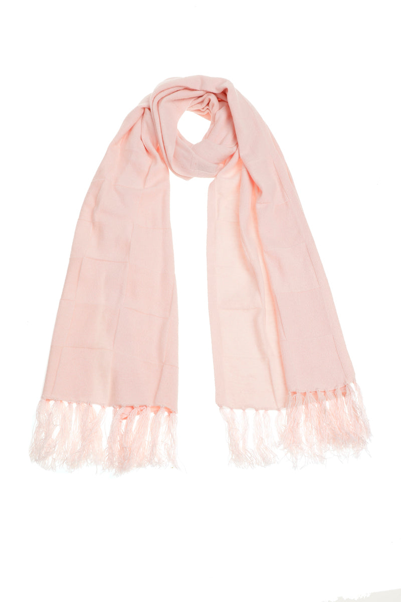 Stylish pink scarf