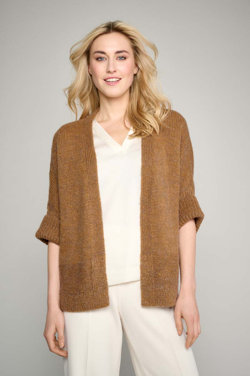 Cardigan marron élégant