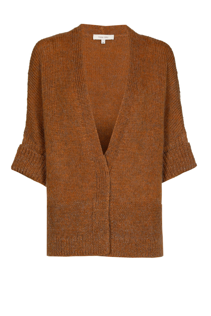 Cardigan marron élégant