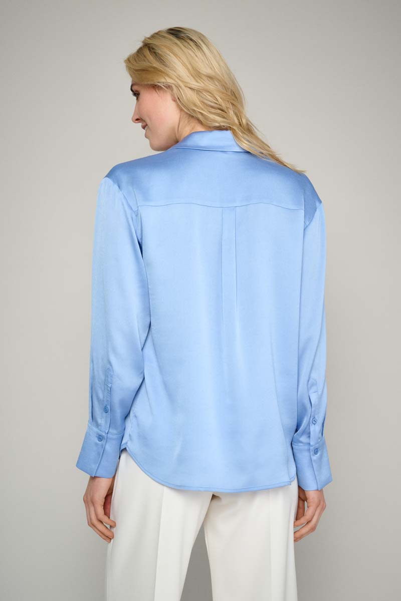 Elegant blue blouse