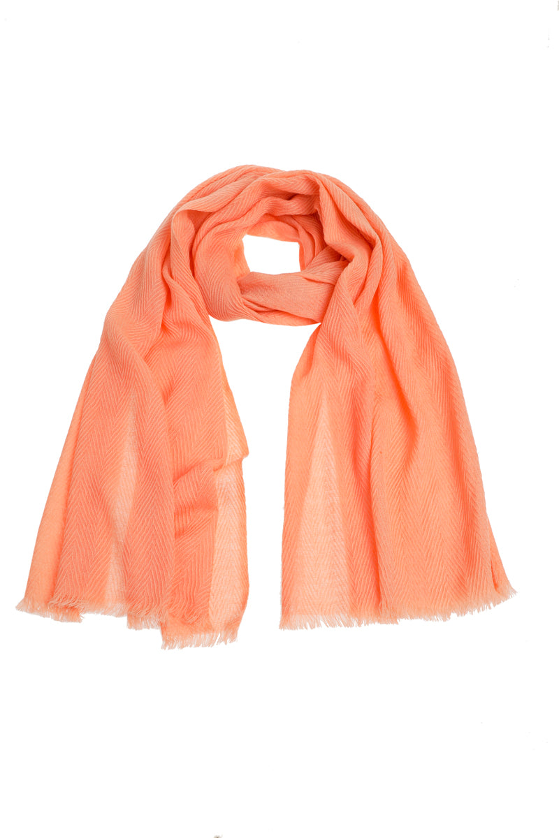 Stylish scarf in orange