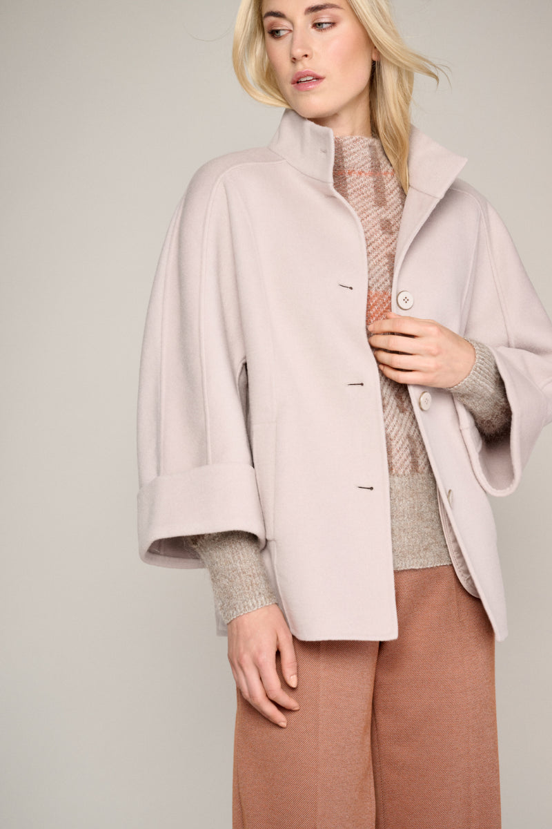 Stylish beige cape