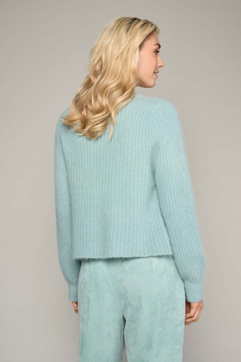 Mint green cardigan