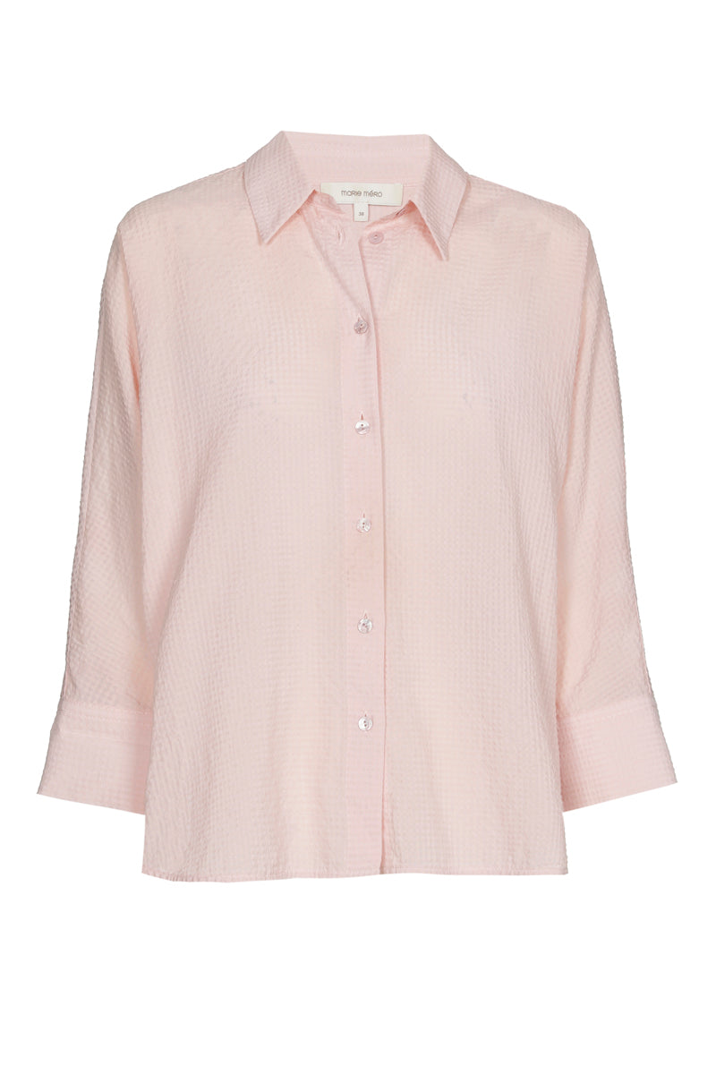 Blouse ample en rose