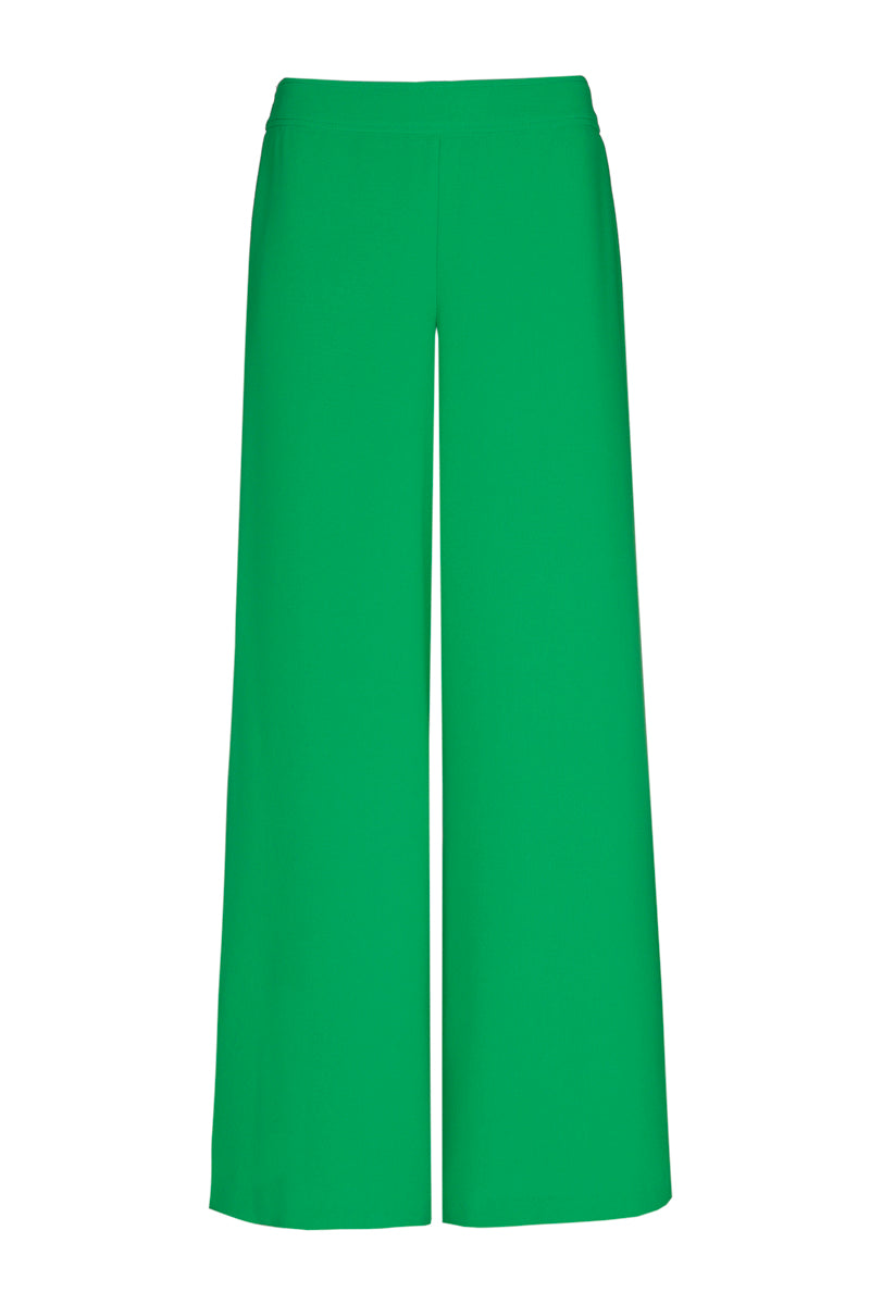 Groene wijde broek