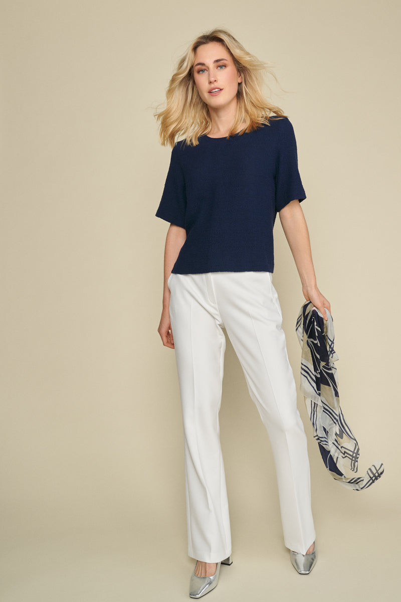 Pantalon droit blanc