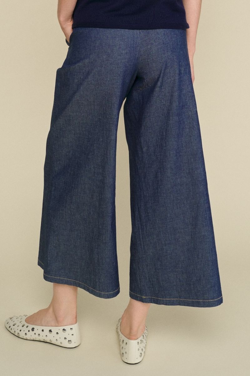 Jeans in light cotton fabric with 7/8 length