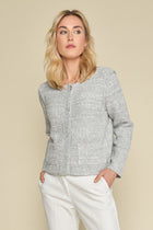 Grey Chanel Jacket in Knitted Fabric