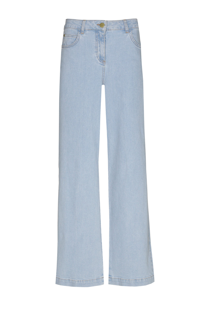 Jeans large bleu clair