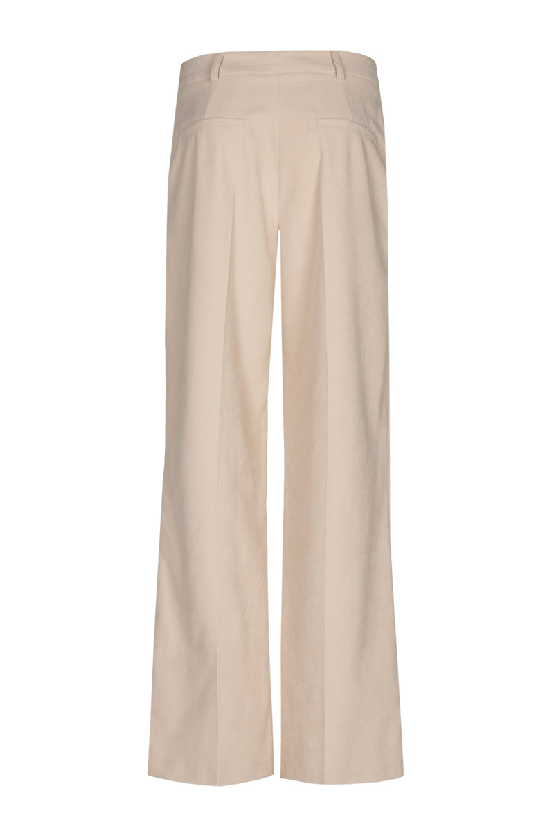 Pantalon large beige