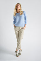 Pantalon vert clair longueur 7/8