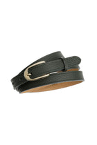 Ceinture en cuir kaki