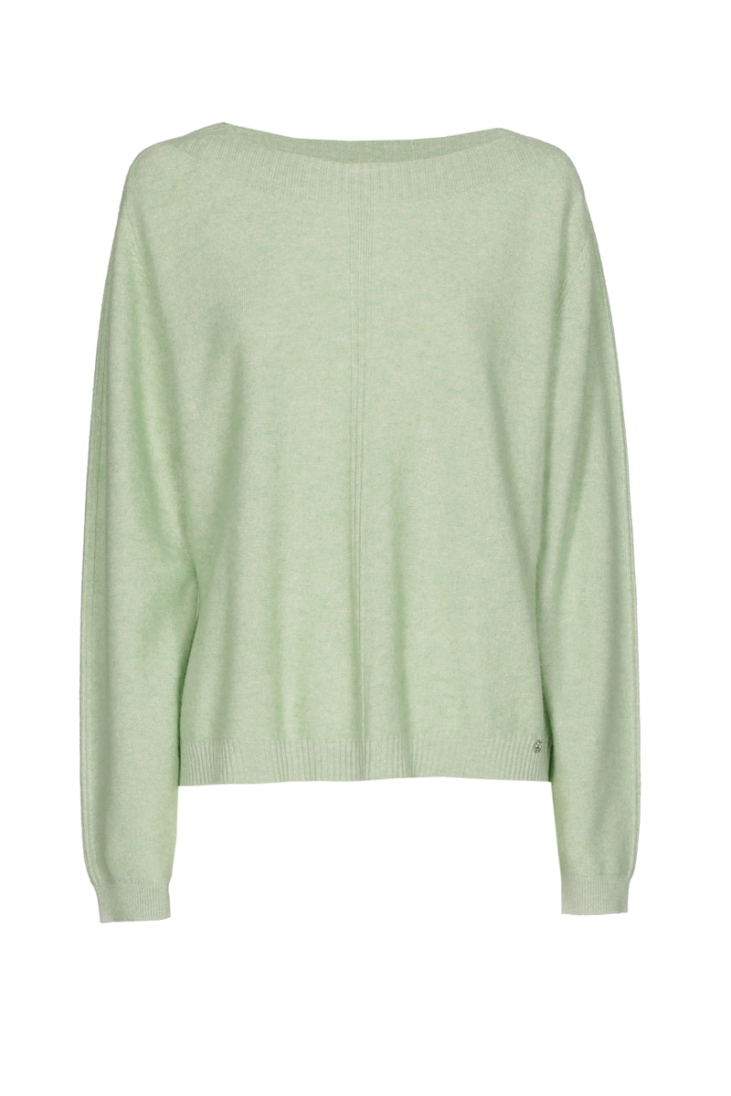 Pull in mint with boat neck