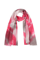 Scarf in pink, burgundy and fuchsia