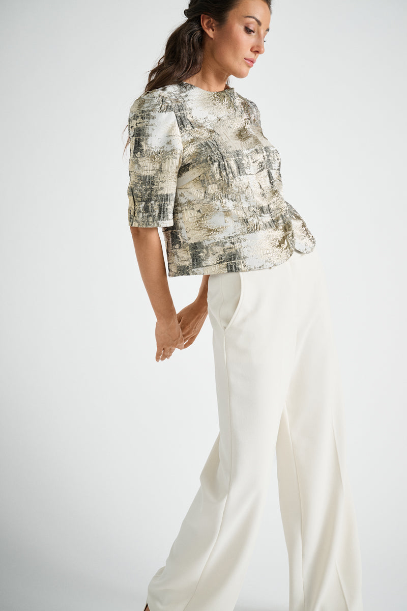 Jasje in beige, bruine en gouden kleuren