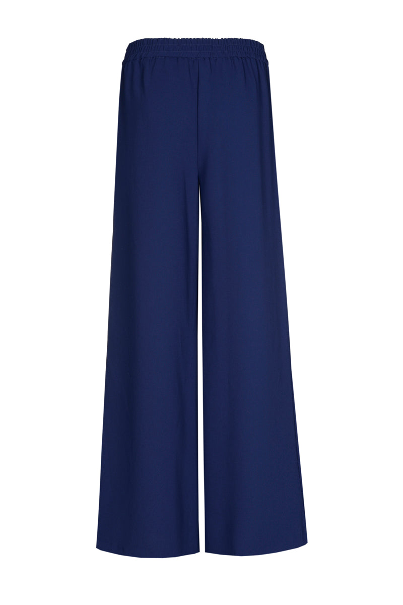 Pantalon large bleu