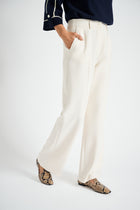 Cream coloured straight pants