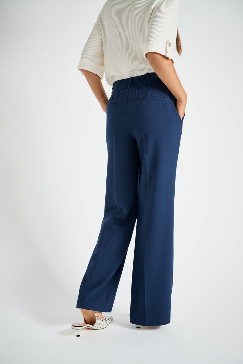 Pantalon droit bleu 