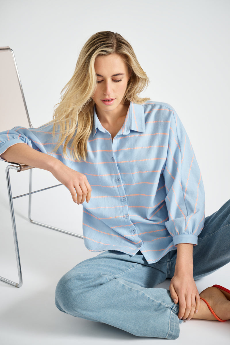 Horizontaal gestreept hemd