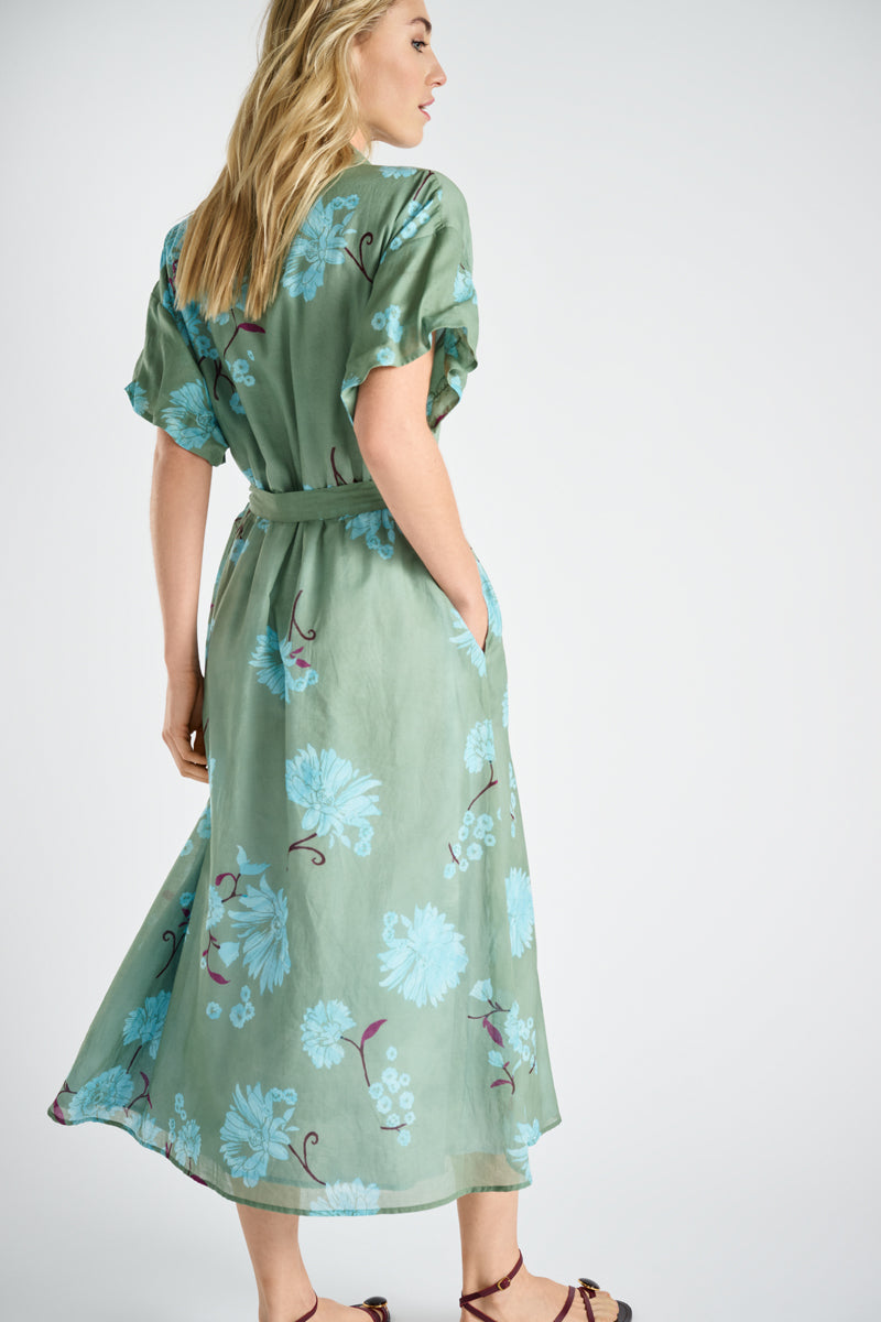 Halflang hemdskleed met print