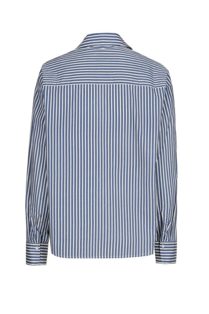 Chemisier rayé à paillettes