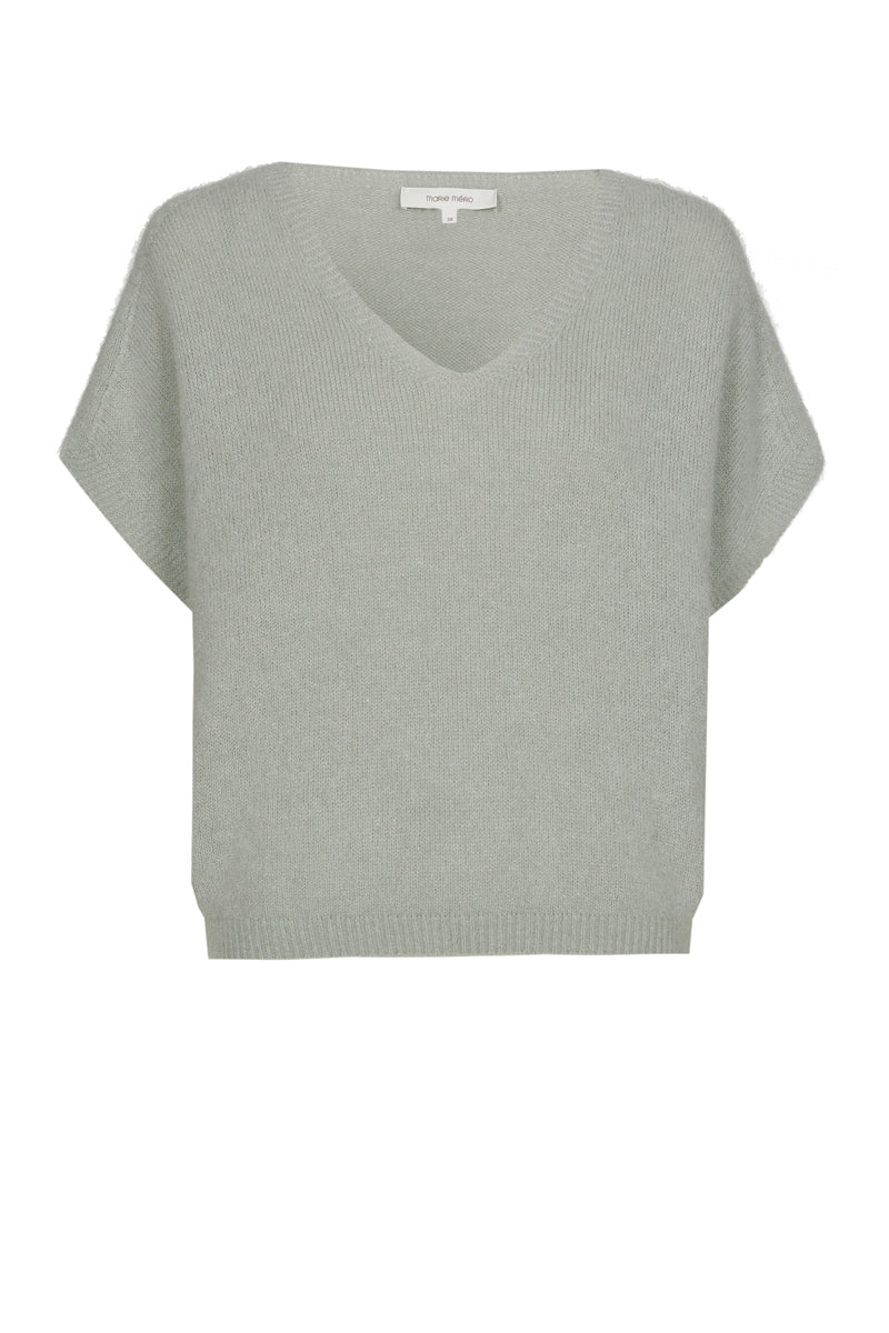 Wijde v-hals trui jade