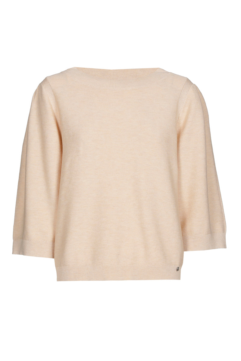Sand round neck sweater
