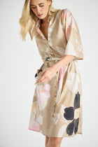 Hemdsjurk met bloemenprint